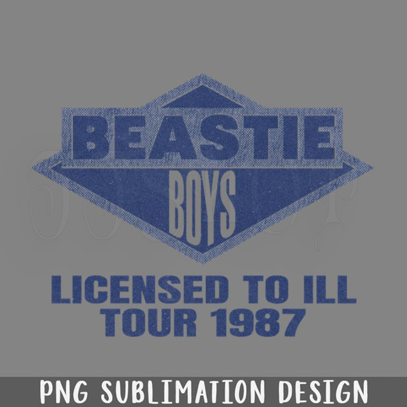 DMBB92-Beastie Boys Licensed To Ill Tour 1987 Vintage rint Look PNG Download.jpg