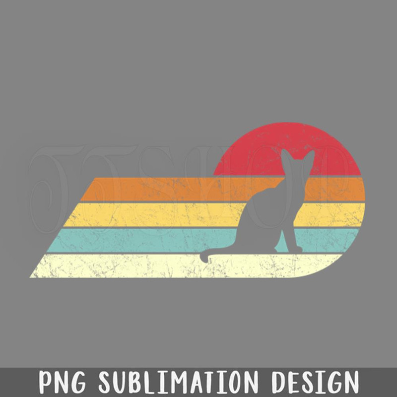 DMBB924-Cat Retro Distressed Style Vintage PNG Download.jpg