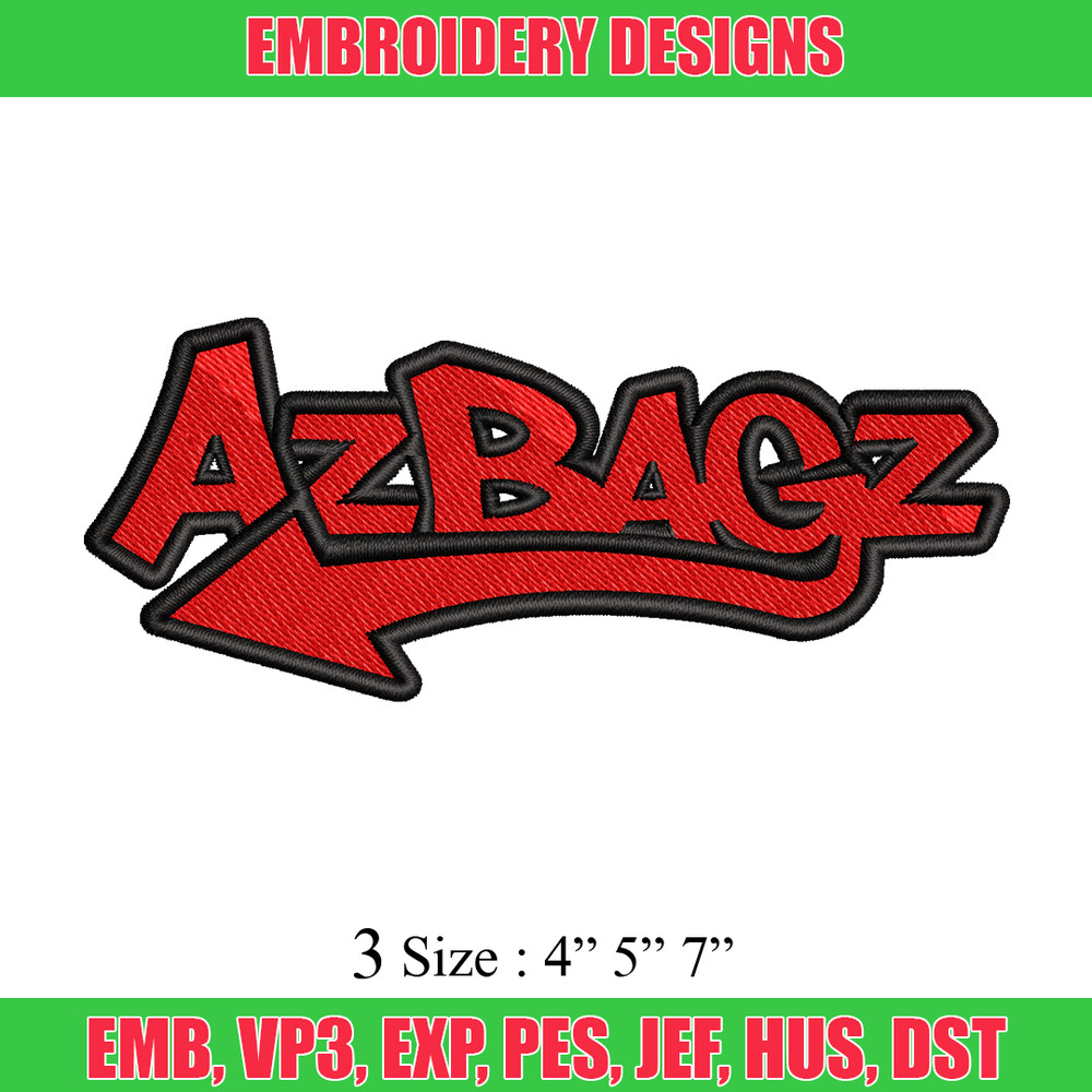 Azbagz logo embroidery design, Azbagz logo embroidery, embroidery file, logo design, logo shirt, Digital download.jpg