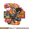 Ace flame embroidery design, One piece embroidery, Anime design, Embroidery shirt, Embroidery file, Digital download.jpg