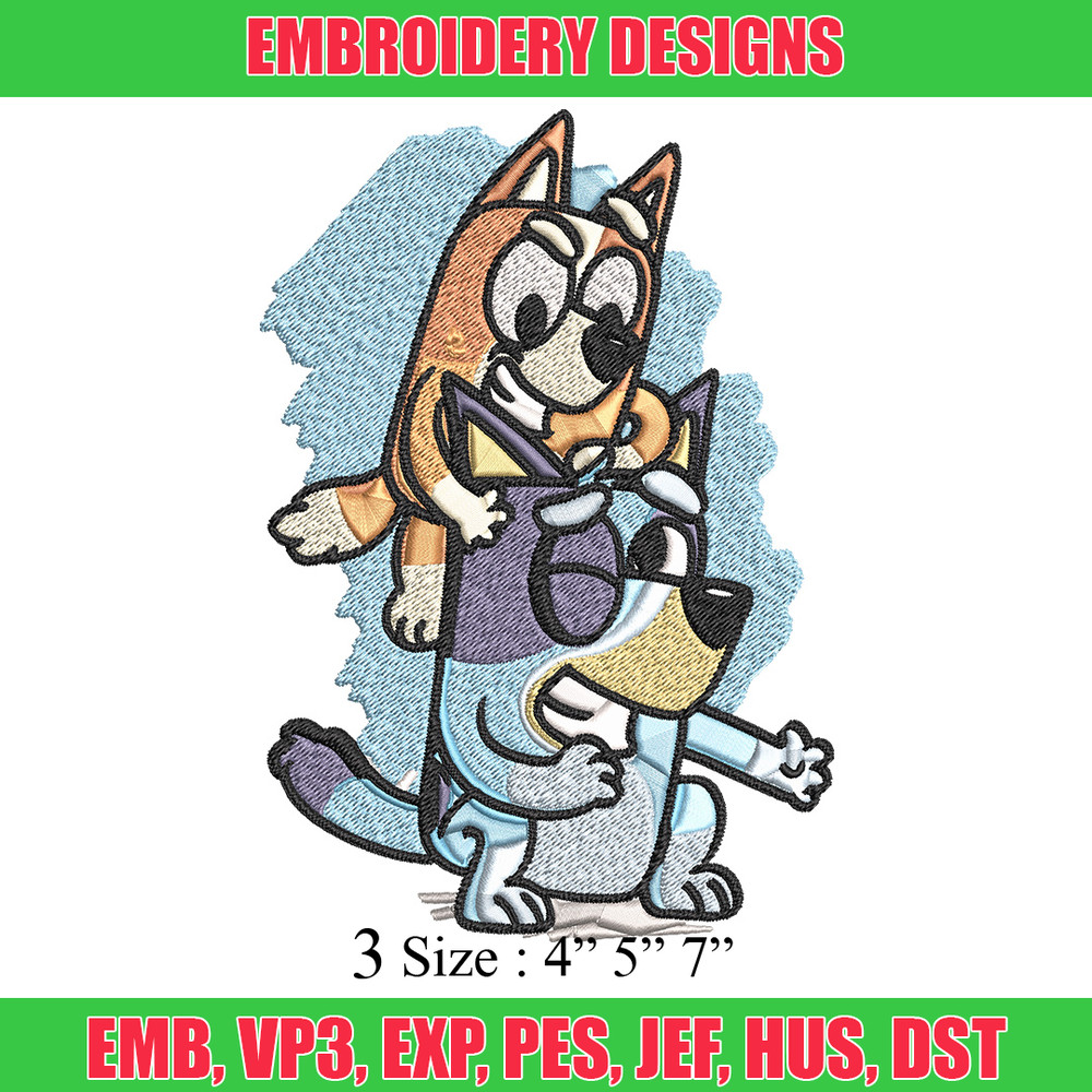 Bandit bingo fun Embroidery Design, Bluey Embroidery, Embroidery File, Brand Embroidery, Logo shirt, Digital download.jpg