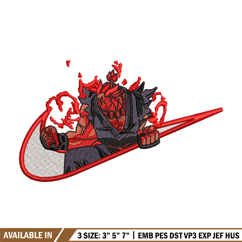 Akuma swoosh embroidery design, Akuma embroidery, Nike design, Embroidery shirt, Embroidery file, Digital download.jpg