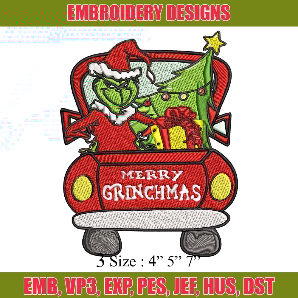 Merry Grinchmas Embroidery design, Merry Grinchmas Embroidery, cartoon design, logo shirt, Digital download..jpg