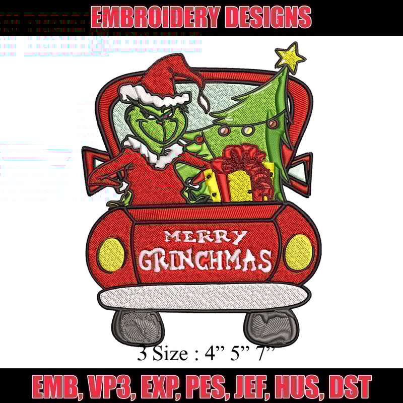 Merry Grinchmas Embroidery design, Merry Grinchmas Embroidery, cartoon design, logo shirt, Digital download..jpg