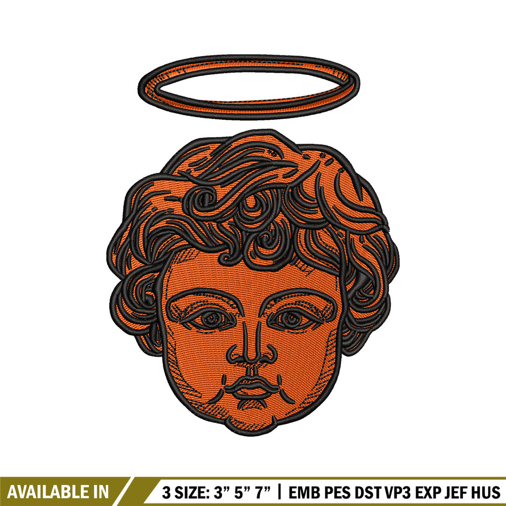 Angel baby embroidery design, Angel embroidery, Embroidery file, Embroidery shirt, Emb design, Digital download.jpg