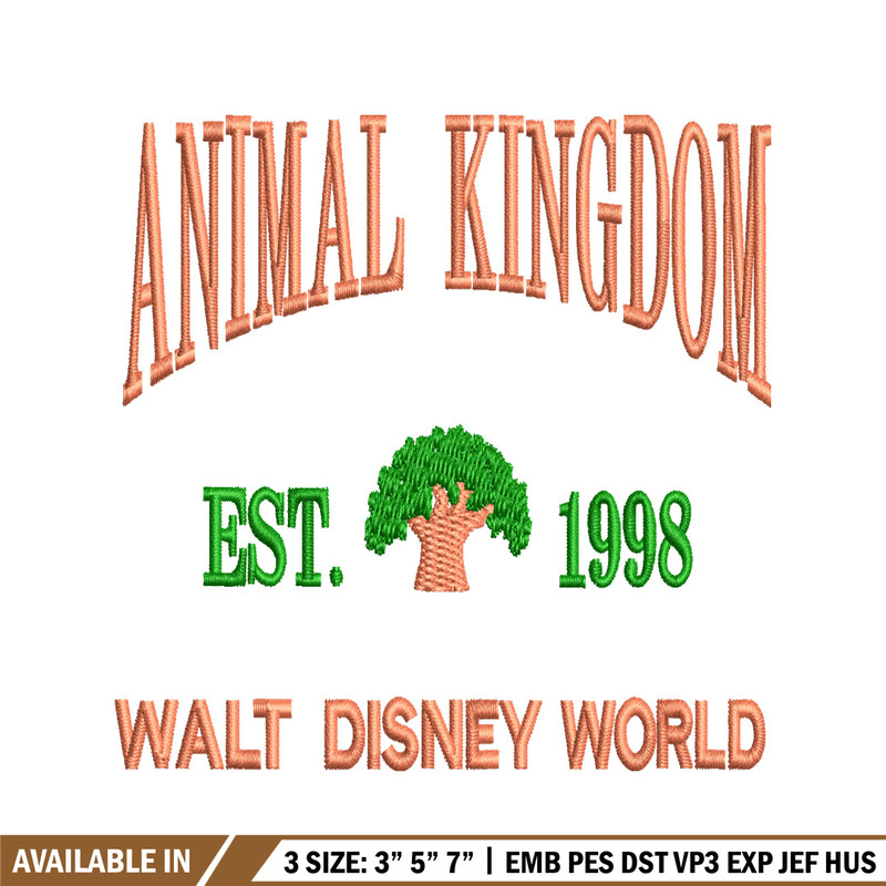 Animal Kingdom embroidery design, Animal Kingdom embroidery, logo design, embroidery file, logo shirt, Digital download..jpg