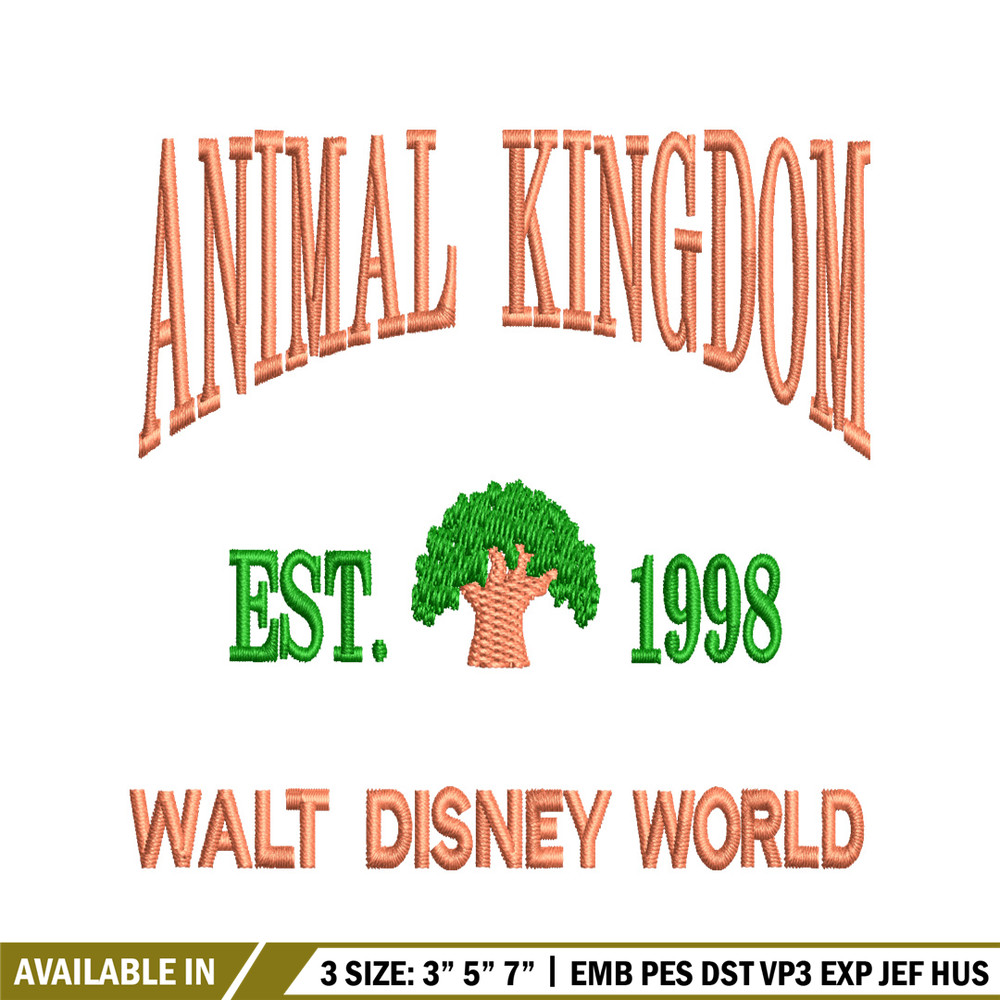 Animal Kingdom embroidery design, Animal Kingdom embroidery, logo design, embroidery file, logo shirt, Digital download..jpg