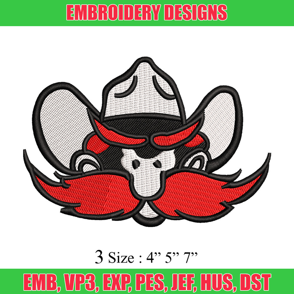 beard red embroidery design, beard red embroidery, cartoon design, embroidery file, logo shirt, Digital download..jpg