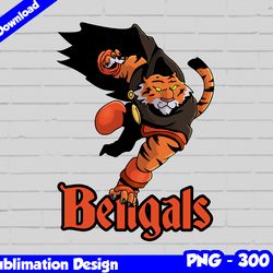 Bengals Png, Football mascot warrior style, bengals t-shirt design PNG for sublimation, sport mascot design
