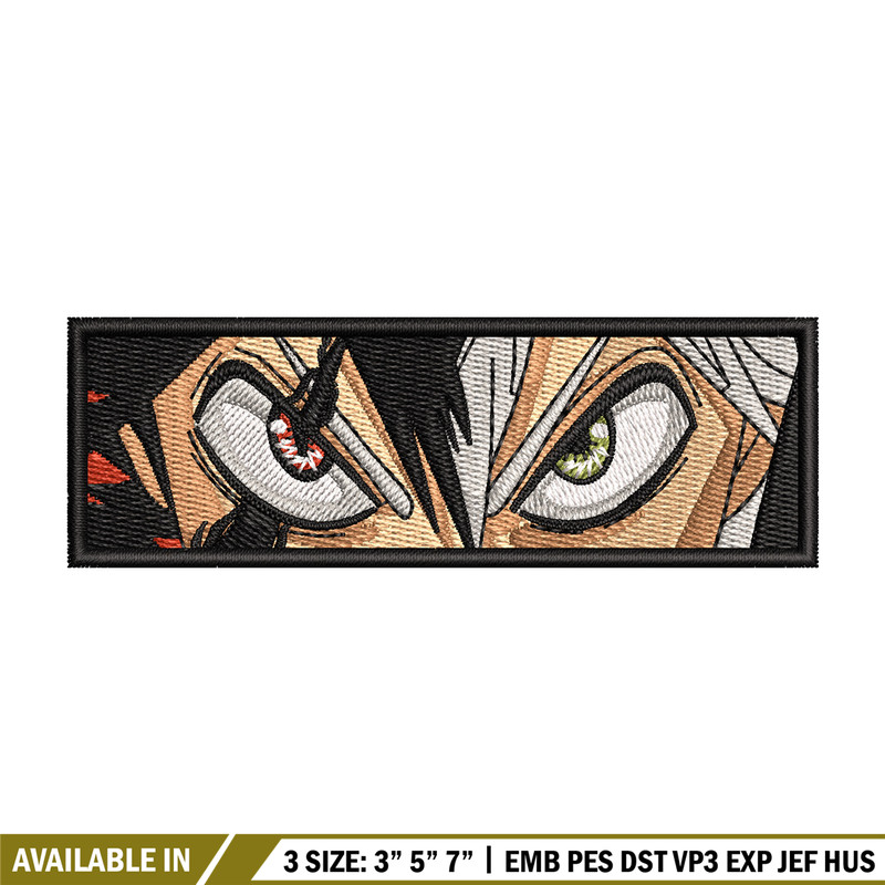 Asta eyes embroidery design, Black clover embroidery, Anime design, Embroidery shirt, Embroidery file, Digital download.jpg