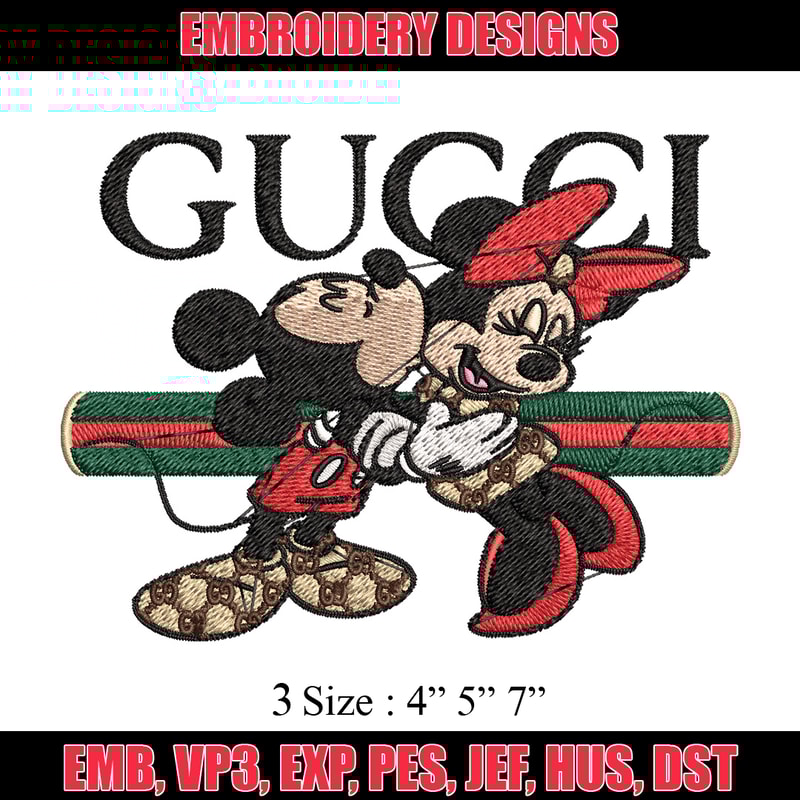 Mickey minnie Embroidery Design, Gucci Embroidery, Embroidery File, Logo shirt, Sport Embroidery, Digital download..jpg