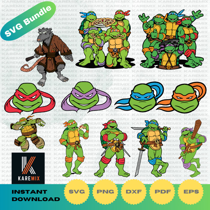 Ninja-Turtles- Clipart-Alphabet- Teenage-Mutant -Ninja-Turtles-Svg -Cutting-Files-Pdf- Png-Dxf-Instant-Download-6 (2).png