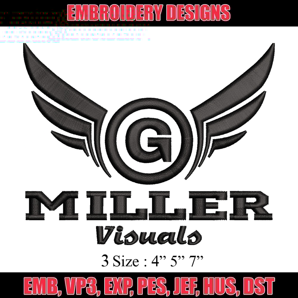 Miller logo embroidery design, Miller logo embroidery, anime design, embroidery file, logo shirt, Digital download..jpg