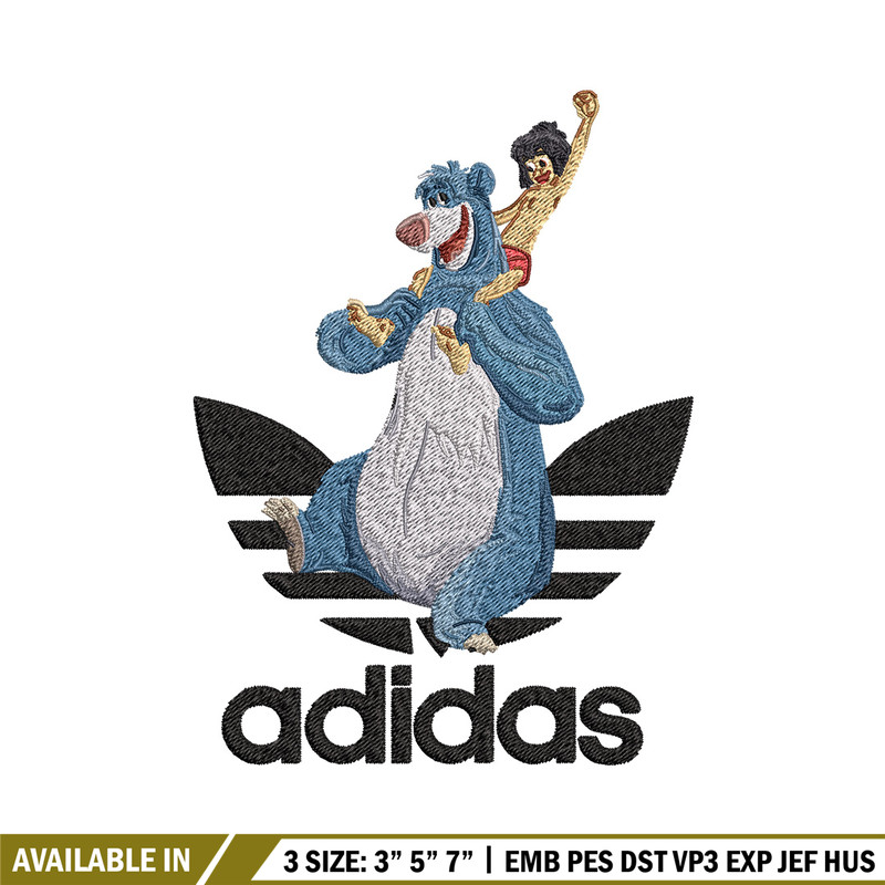Bear adidas Embroidery Design, Adidas Embroidery, Brand Embroidery, Embroidery File,Logo shirt,Digital download.jpg