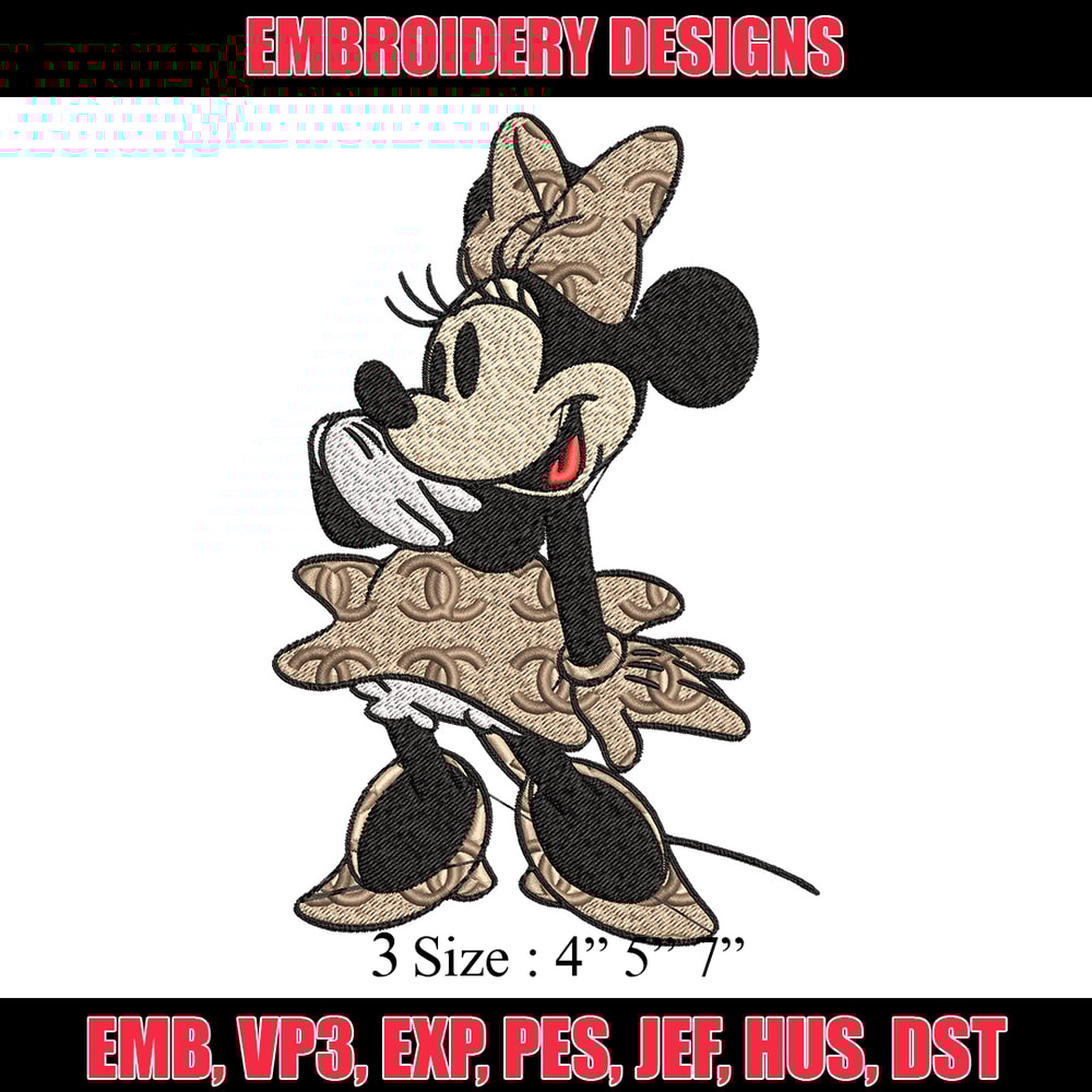 Minnie fun gucci Embroidery Design, Gucci Embroidery, Brand Embroidery, Logo shirt, Embroidery File, Digital download.jpg