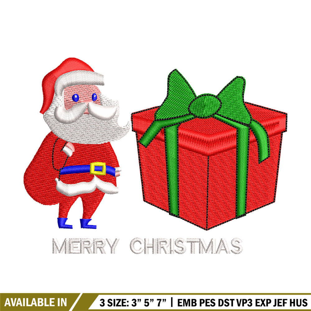 Big gift chrismas embroidery design, Chrismas embroidery, Embroidery file, Embroidery shirt, Emb design,Digital download.jpg