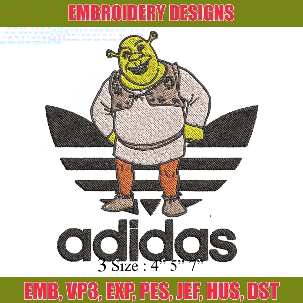 Monster adidas Embroidery Design, Adidas Embroidery, Embroidery File, Brand Embroidery, Logo shirt, Digital download.jpg