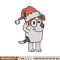 Bluey chrismas hat Embroidery Design, Bluey Embroidery, Embroidery File, Brand Embroidery, Logo shirt, Digital download.jpg
