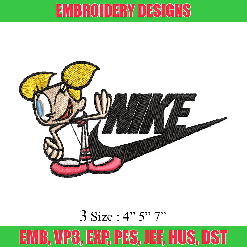 Bubbles cartoon Nike Embroidery design, Bubbles cartoon Embroidery, Nike design, Embroidery file, Instant download..jpg