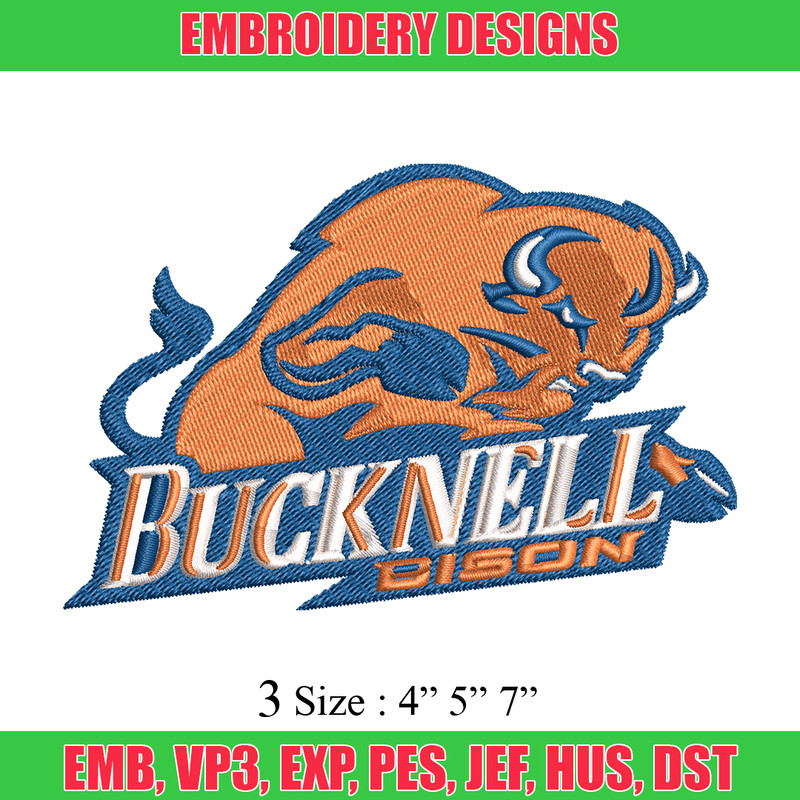 Bucknell Bison embroidery design, Bucknell Bison embroidery, logo Sport, Sport embroidery, NCAA embroidery..jpg