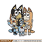 Bluey Family Embroidery, Bluey cartoon Embroidery, Embroidery File, cartoon shirt, cartoon design, Digital download..jpg