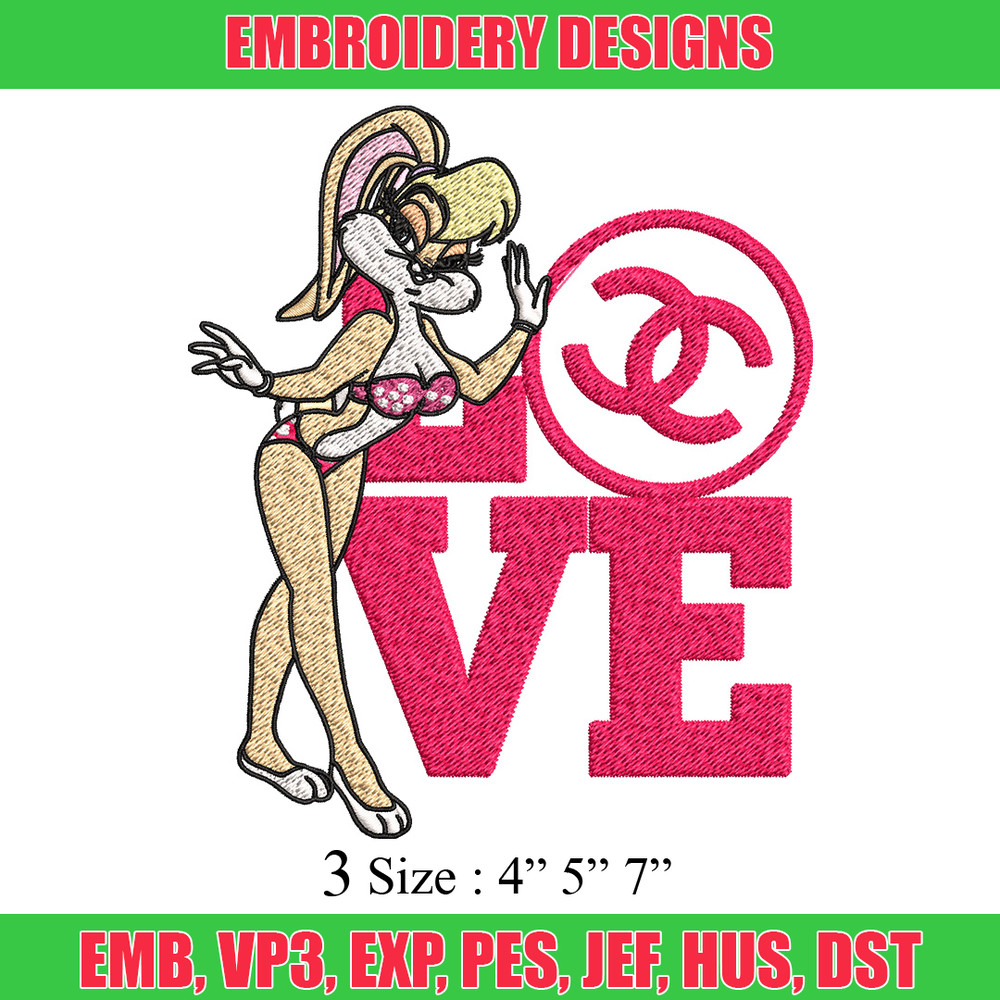 Bunny cartoon gucci Embroidery Design, Gucci Embroidery, Brand Embroidery, Embroidery File, Logo shirt, Digital download.jpg