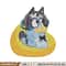 Bluey headphones Embroidery, Bluey cartoon Embroidery, Embroidery File, cartoon design, logo shirt, Digital download.jpg