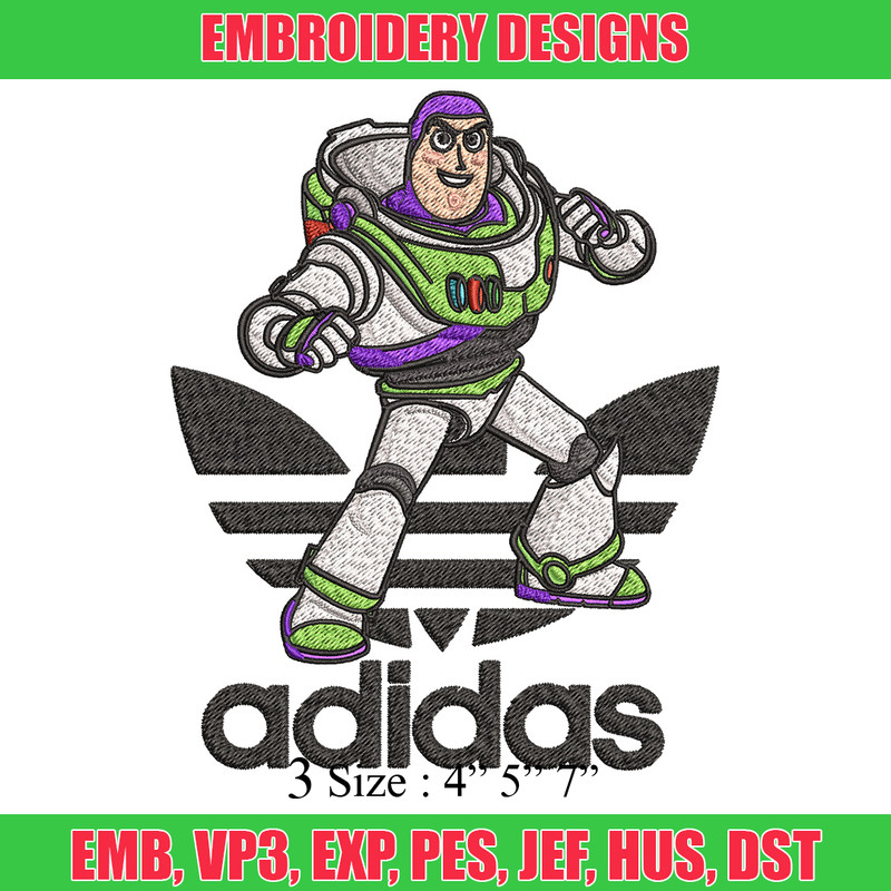 Buzz adidas Embroidery Design, Adidas Embroidery, Brand Embroidery, Embroidery File, Logo shirt, Digital download.jpg
