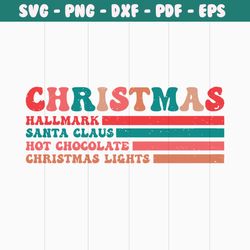 retro vintage christmas hallmark santa claus svg download