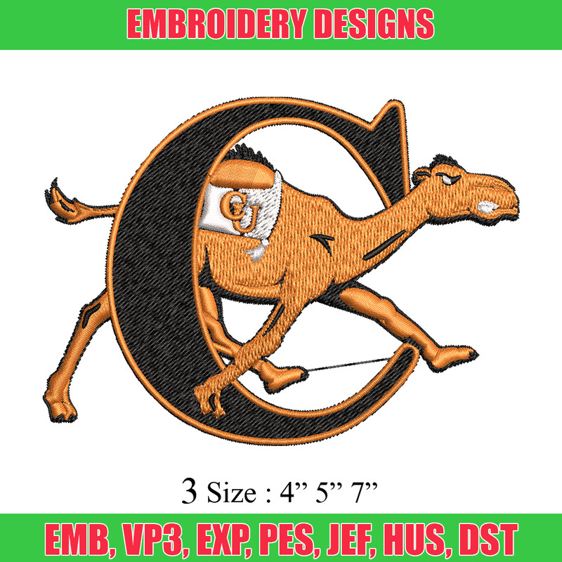Campbell Fighting Camels embroidery design, Campbell Fighting Camels embroidery, Sport embroidery, NCAA embroidery..jpg