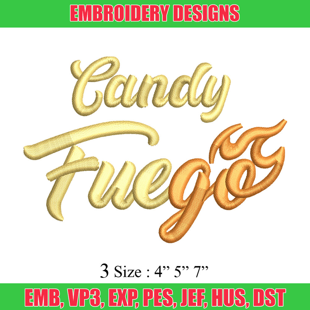 Candy fuego logo embroidery design, logo embroidery, logo design, embroidery file, logo shirt, Digital download..jpg