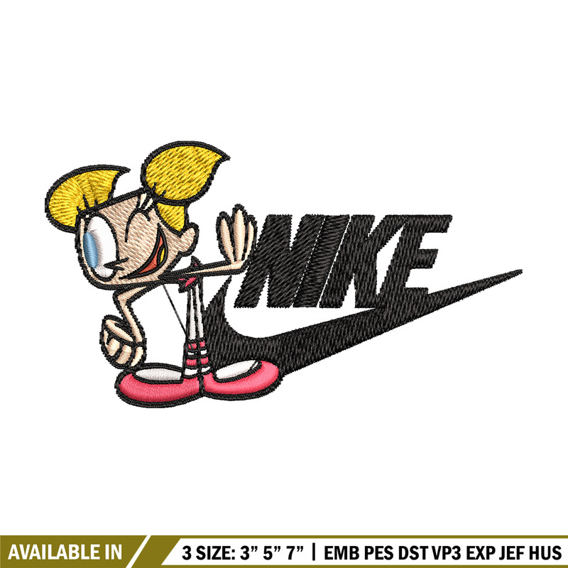 Bubbles cartoon Nike Embroidery design, Bubbles cartoon Embroidery, Nike design, Embroidery file, Instant download..jpg