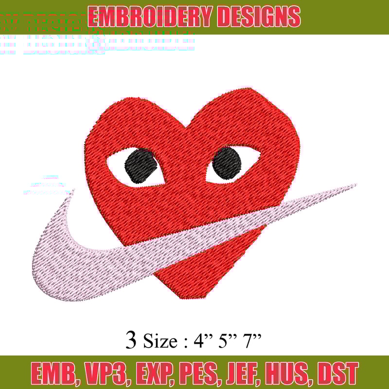 Nike eyes heart Embroidery Design, Nike Embroidery, Brand Embroidery, Embroidery File, Logo shirt, Digital download.jpg