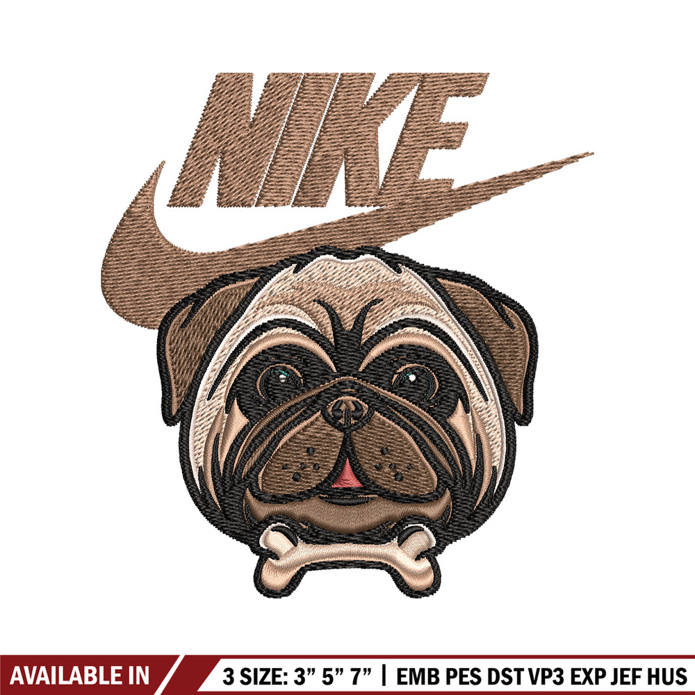 Bulldog Nike Embroidery design, Bulldog logo Embroidery, Nike design, Embroidery file, logo shirt, Instant download..jpg