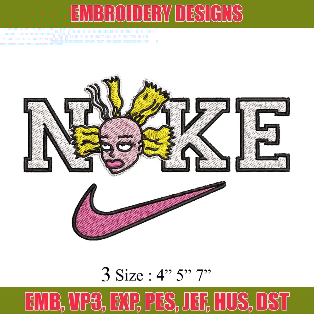 Nike funny girl Embroidery Design, Brand Embroidery, Nike Embroidery, Embroidery File, Logo shirt, Digital download.jpg
