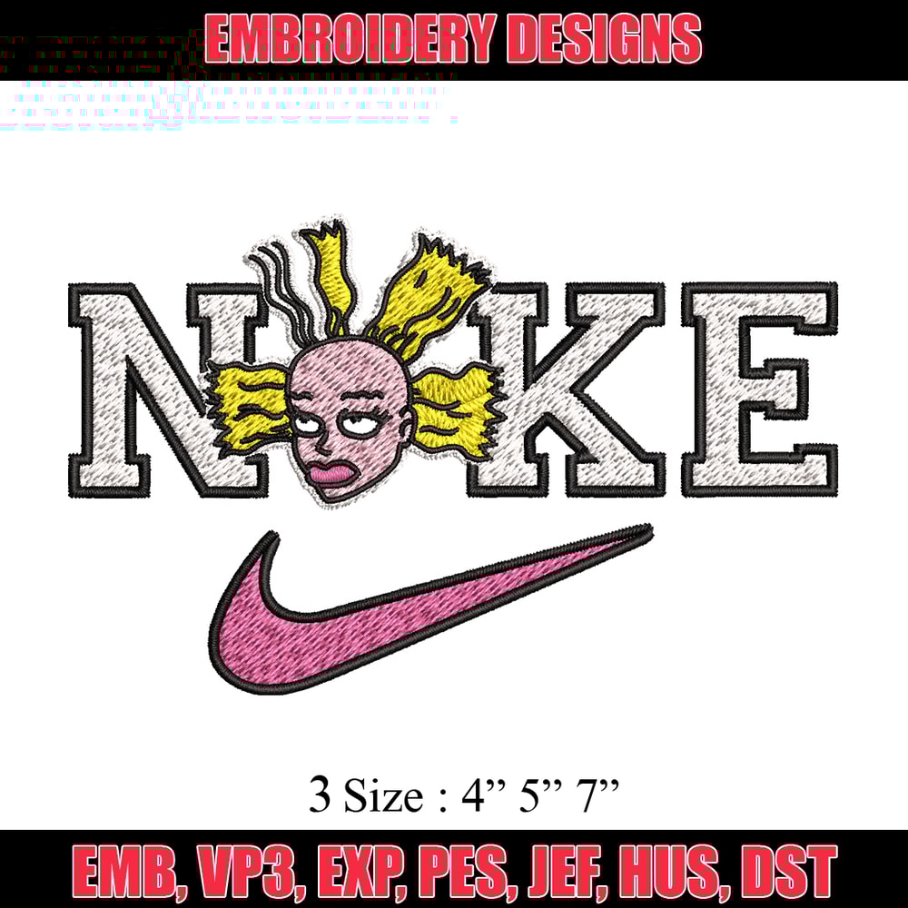 Nike funny girl Embroidery Design, Brand Embroidery, Nike Embroidery, Embroidery File, Logo shirt, Digital download.jpg