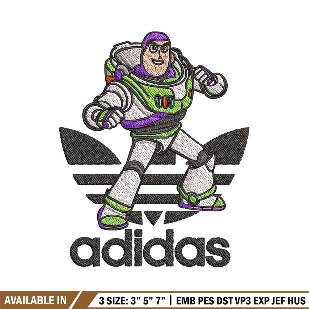 Buzz adidas Embroidery Design, Adidas Embroidery, Brand Embroidery, Embroidery File, Logo shirt, Digital download.jpg