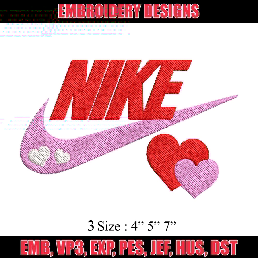Nike pink love Embroidery Design, Brand Embroidery, Nike Embroidery, Embroidery File, Logo shirt, Digital download.jpg