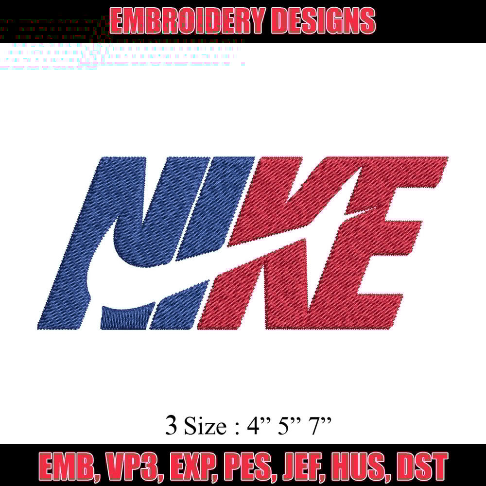 Nike red blue design Embroidery Design, Brand Embroidery, Nike Embroidery, Embroidery File, Logo shirt, Digital download.jpg