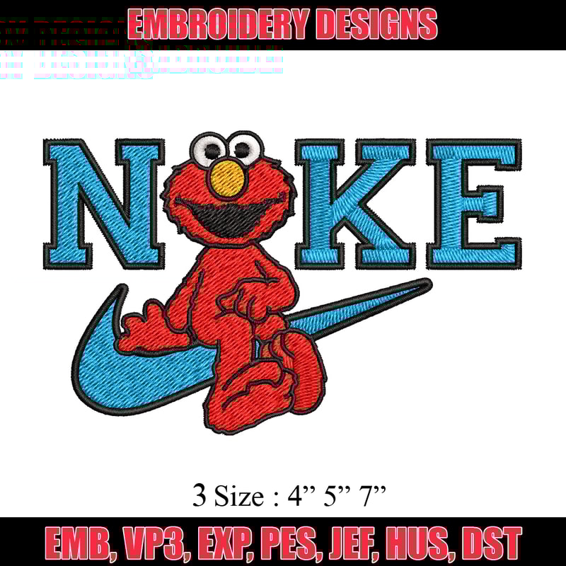 Nike red cartoon Embroidery Design, Nike Embroidery, Brand Embroidery, Embroidery File, Logo shirt, Digital download.jpg