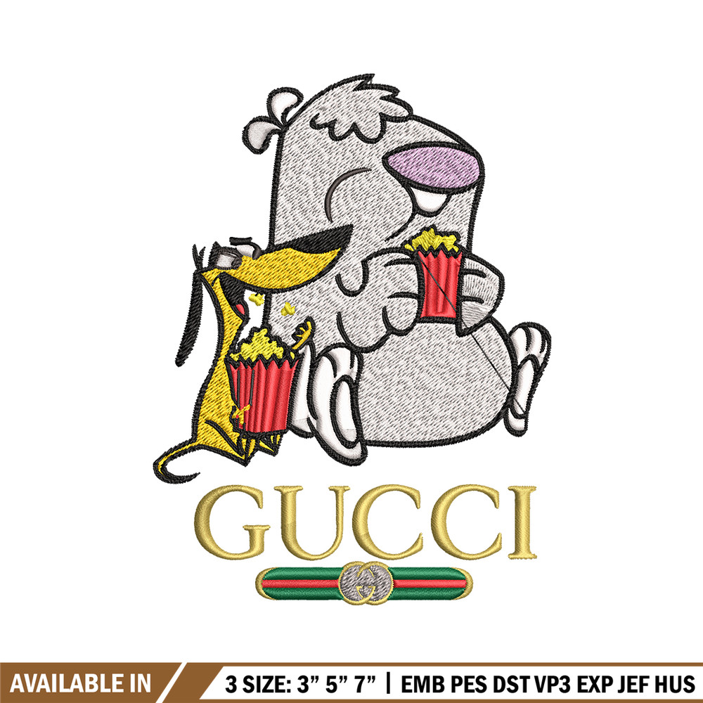 Cartoon Gucci Embroidery design, Cartoon Gucci Embroidery, cartoon design, Embroidery File, Gucci logo, Digital download.jpg