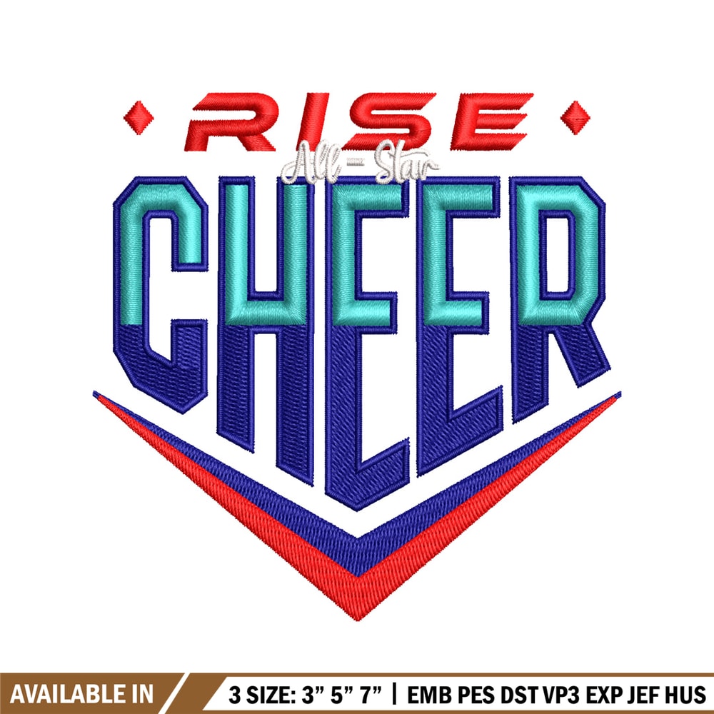 Cheer rise Logo embroidery design, Cheer rise Logo embroidery, embroidery file, logo design, Digital download..jpg