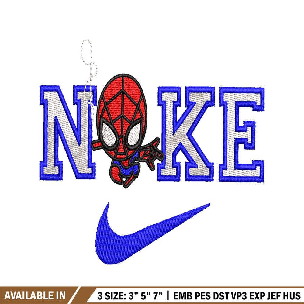 Chibi Spiderman embroidery design, Chibi Spiderman embroidery, logo design, embroidery file, Digital download..jpg