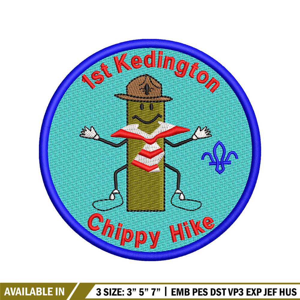 Chippy Hike logo embroidery design, Chippy Hike embroidery, embroidery file, logo design, logo shirt, Digital download.jpg