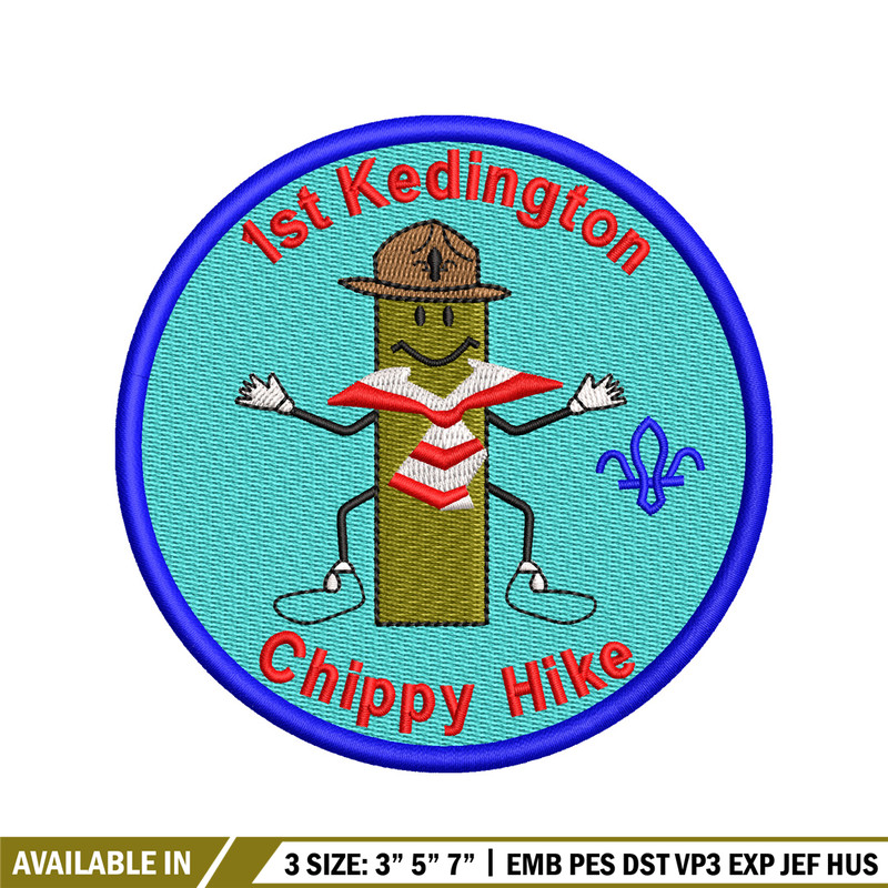 Chippy Hike logo embroidery design, Chippy Hike embroidery, embroidery file, logo design, logo shirt, Digital download.jpg