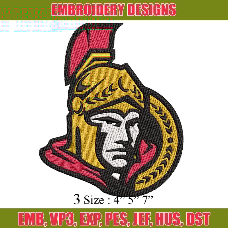 Ottawa Senators Embroidery Design, Brand Embroidery, Embroidery File, Logo shirt, Sport Embroidery, Digital download..jpg