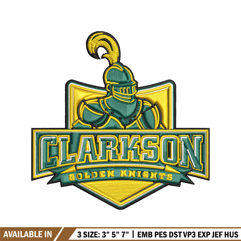 Clarkson Golden Knights embroidery design, Clarkson Golden Knights embroidery, Sport embroidery, NCAA embroidery..jpg