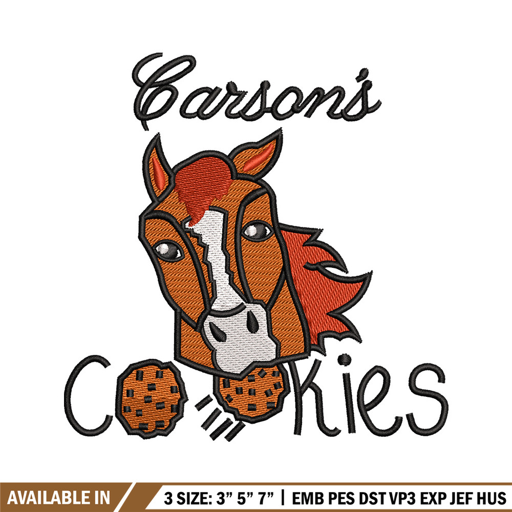 Cookies horse embroidery design, Cookies embroidery, Embroidery file, Embroidery shirt, Emb design, Digital download.jpg