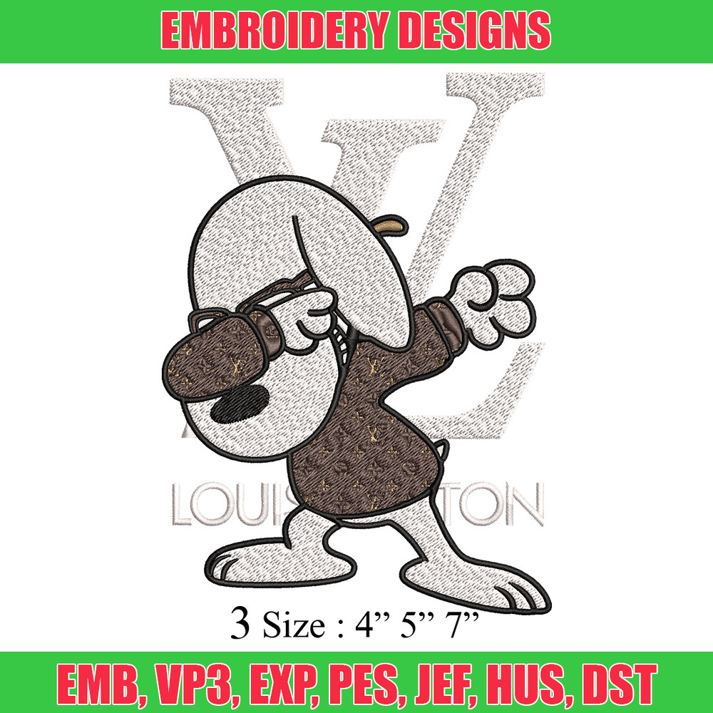 Dog louis vuitton Embroidery Design, LV Embroidery, Brand Embroidery, Embroidery File, Logo shirt, Digital download.jpg