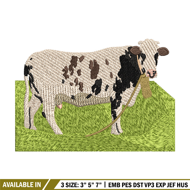 Dairy cow embroidery design, Dairy cow embroidery, logo design, Embroidery shirt, logo shirt, Instant download.jpg